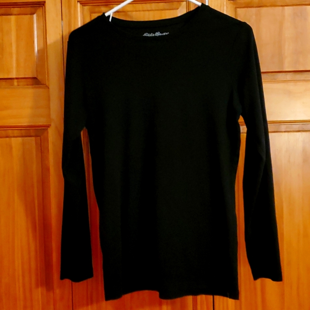 Eddie Bauer long sleeve black shirt